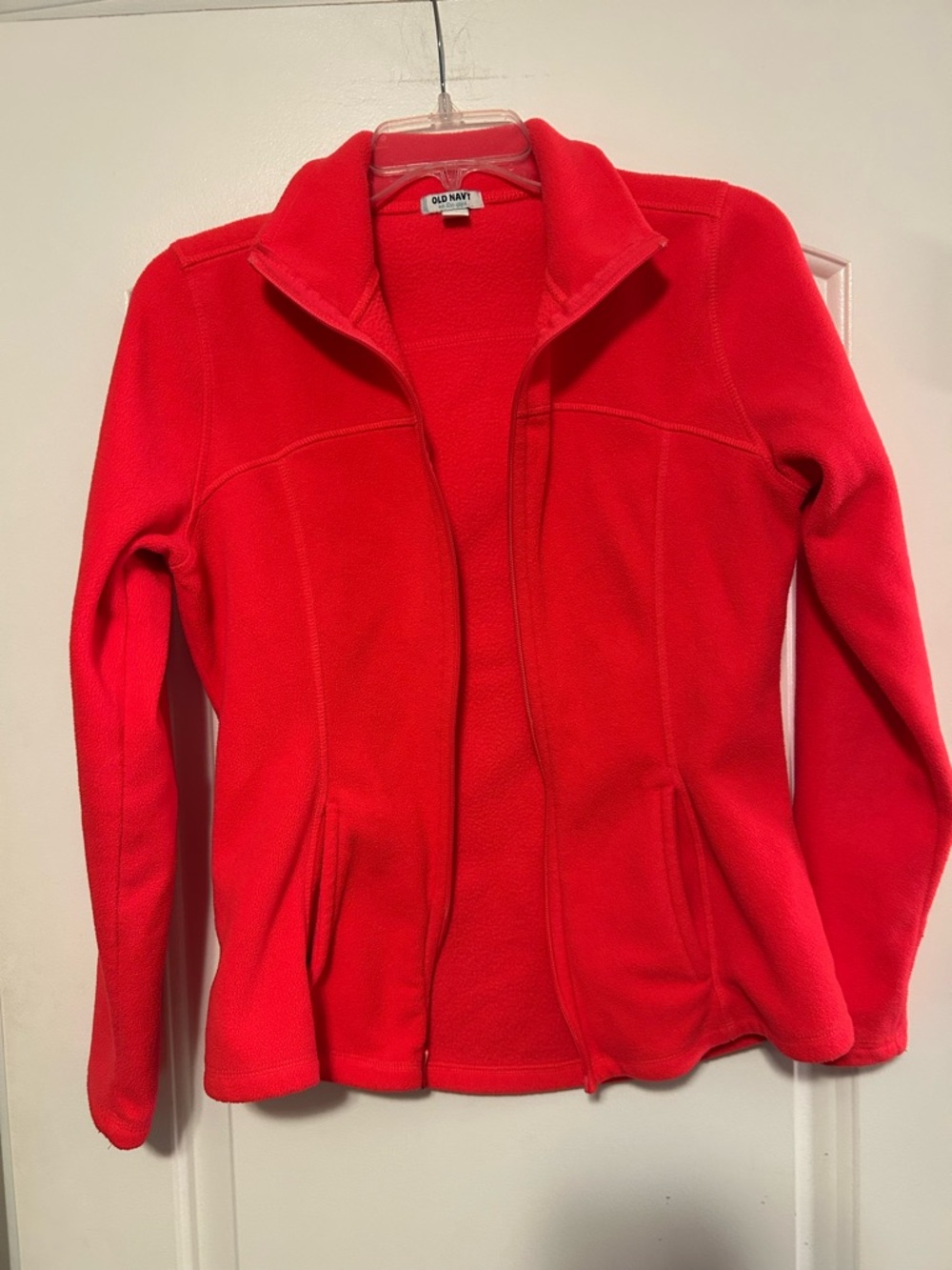 Old Navy Orange Full-Zip Fleece - Women’s S